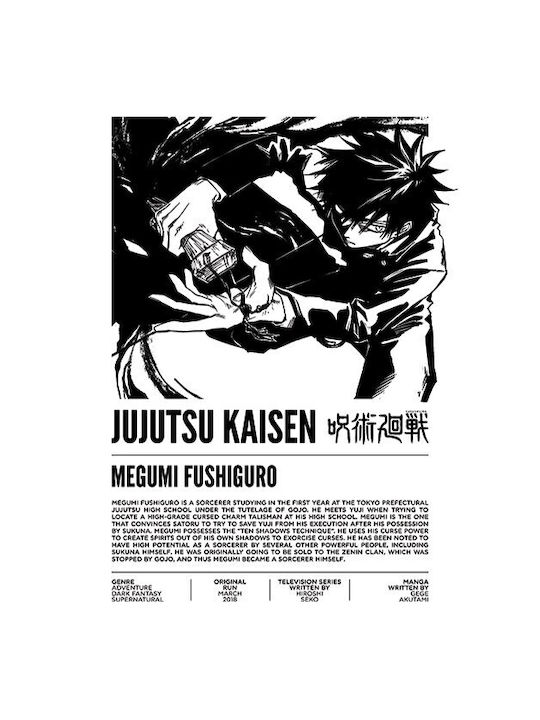Walls Poster Megumi Fushiguro 20x30cm
