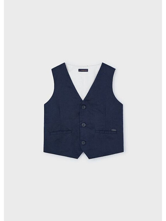 Mayoral Kids Vest Navy Blue
