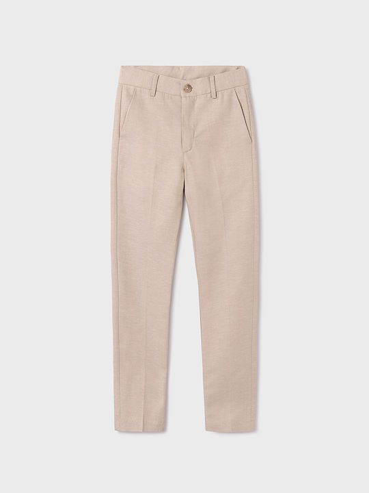 Mayoral Kids Linen Trousers BEZ