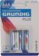 Grundig Zink-Batterie Zink AAA 1.5V 12Stück