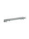 Inter Ceramic Wall Mounted Bathroom Shelf Glass White