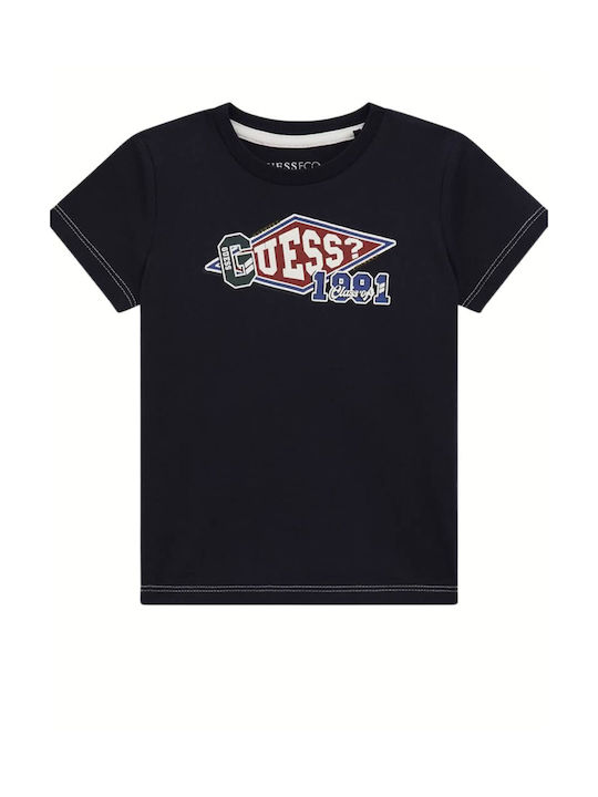 Guess Kinder-T-Shirt Blau