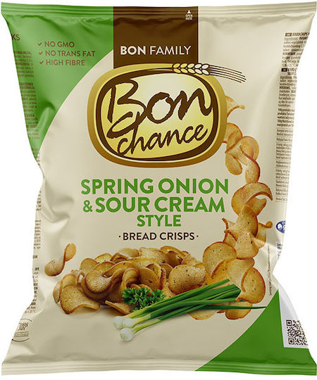 Bon Chance Chipsuri cu Gust Smântână Acră și Ceapă 120gr