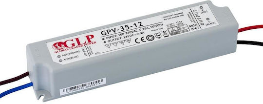 Premium Lux 2 LED Power Supply Waterproof IP67 Power 36W with Output Voltage 12V