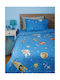 Sunshine Sheet Set Single Cotton Feelings 26 Blue 165x270cm 3pcs