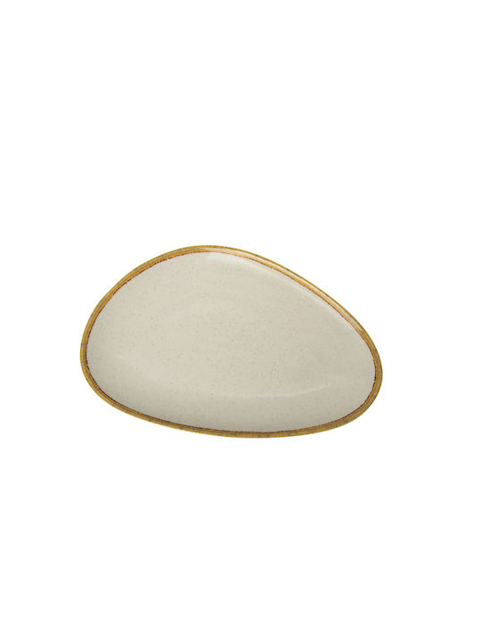 GTSA Ivory Чиния Плитко Триъгълник от Порцелан Бял 28x28см