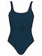 G Secret One-Piece Swimsuit with Padding Petrol
