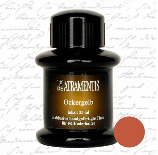 De Atramentis Ανταλλακτικό Μελάνι για Πένα Κίτρινο 45ml