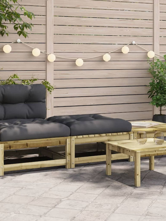 Set Outdoor Lounge Beige with Pillows