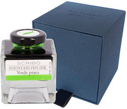 Scribo Replacement Ink for Fountain Pen Green 90ml