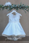 Stova Bambini White Tulle Baptism Dress