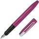 Online Stilou Medium Violet Cu Cerneală Roșie