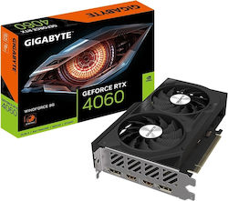 Gigabyte GeForce RTX 4060 8GB GDDR6 Windforce 8G Κάρτα Γραφικών