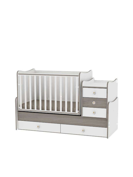 Lorelli Convertible Baby Crib Maxi Plus White f...