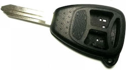 Car Key Shell with Blade with 3 Buttons for Chrysler
