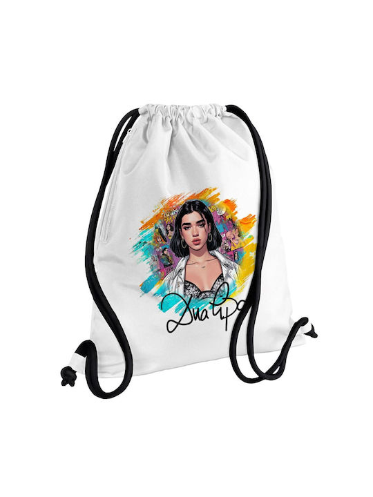 Koupakoupa Dua Lipa Gym Backpack White