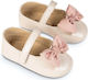 Babywalker Ecru Baptism Leather Pumps