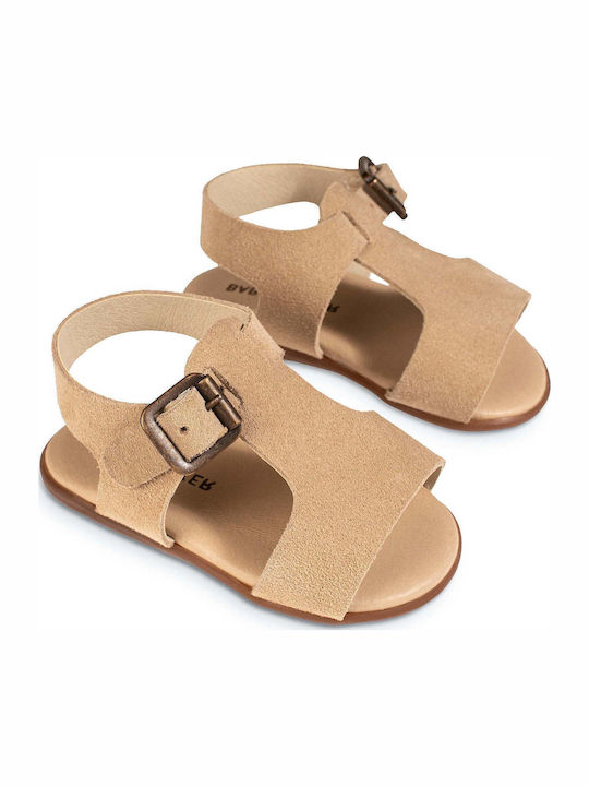Babywalker Βαπτιστικά Υφασμάτινα Πέδιλα Μπεζ