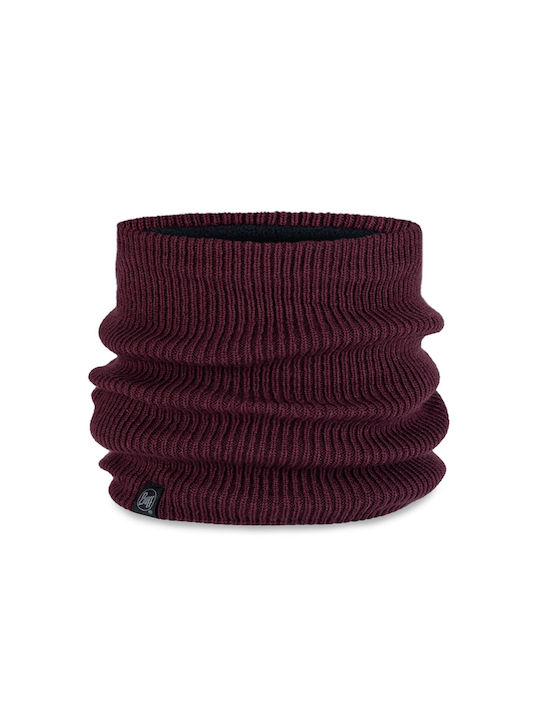 Buff Knitted Sport Neckwarmer Burgundy