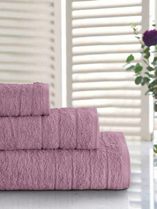 Casa Colori 3-tlg. Set Badetücher Pink Gewicht ...