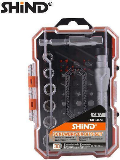 Shind Κατσαβίδι με 30 Εναλλασσόμενες Μύτες