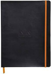 Rhodia Notebook Block with Dots Black