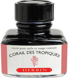 Jacques Herbin Ersatz- und Füllfederhaltertinten für Füllfederhalter in schönem Fläschchen mit spezieller Haltevorrichtung für die horizontale Position der Feder 30ml Verpackung Jacques Herbin Ersatz- und Füllfederhaltertinten für Füllfederhalter in schönem Fläschchen mit spezieller Haltevorrichtung für die horizontale Position der Feder 30ml Verpackung