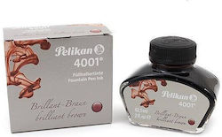 Pelikan 4001 Ανταλλακτικό Μελάνι για Πένα Καφέ 62.5ml