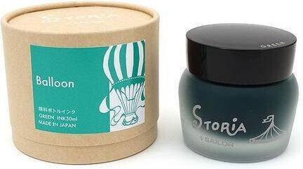 Sailor Ersatz- und Füllfederhaltertinten für Füllfederhalter Grün 30ml