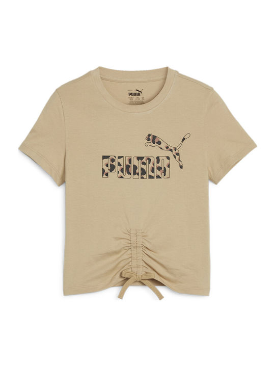PUMA Damen Bluse Beige