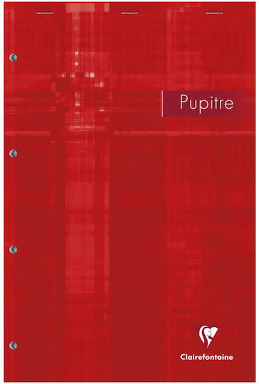Clairefontaine Block Notizblock 160 Blätter A4 Geregelt Rot