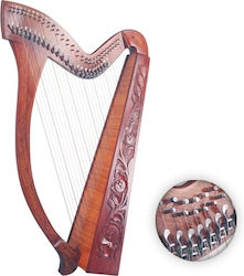 Halifax 2759 Minstrel Harp 29 Strings Harpă