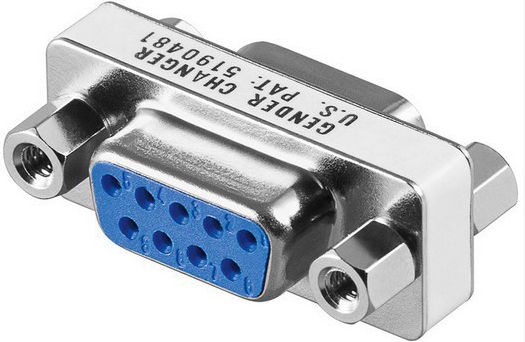 Akyga Converter VGA female to VGA female Yellow 1pcs AK-AD-16