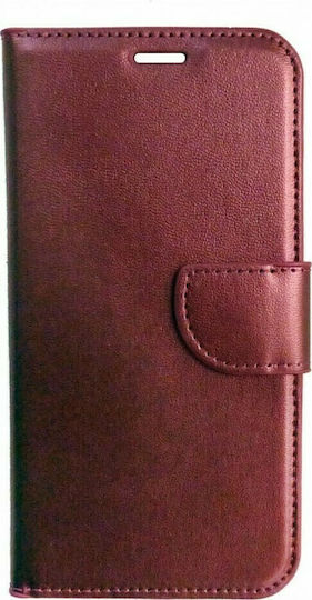 Book Δερματίνης Μπορντό (Galaxy A54Oppo A54)