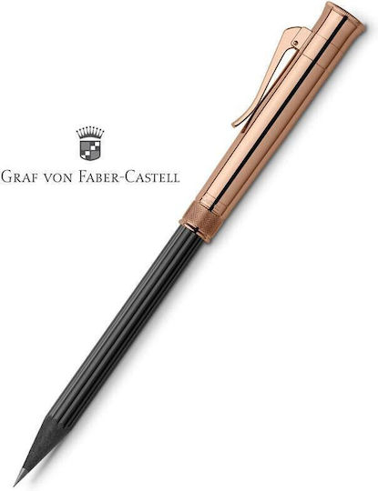 Faber-Castell Perfect Mechanical Pencil for Drawing Wooden with Eraser and Sharpener Black