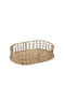 Set of Decorative Baskets Straw with Handles Beige 10pcs Espiel