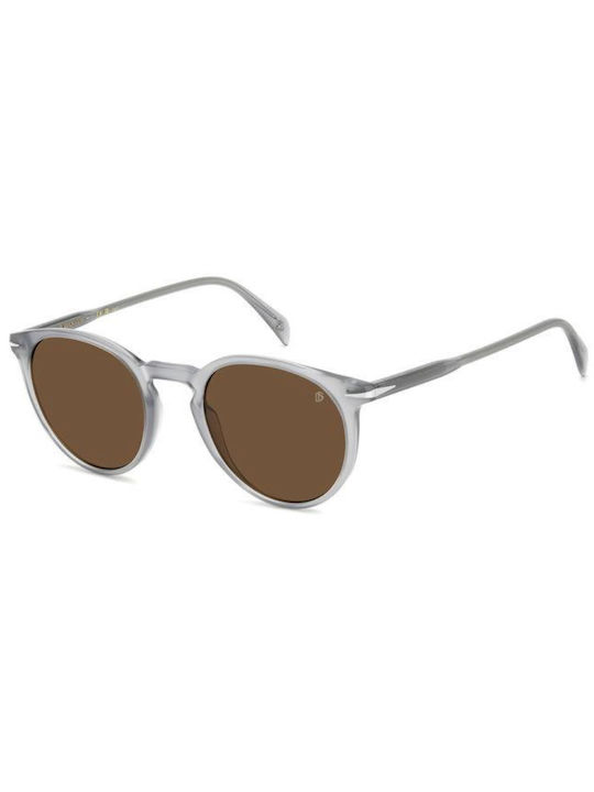 David Beckham Sunglasses with Gray Plastic Fram...