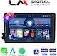 LM Digital Auto-Audiosystem Für SsangYong Actyon / Kyron 2006>2015 Bluetooth USB Eingebautes Wi-Fi GPS Apple CarPlay Android Auto Mit 9 Zoll Touchscreen