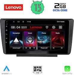 Lenovo Sistem Audio Auto pentru Skoda Octavia 2005-2012 (Bluetooth/USB/AUX/WiFi/GPS/Apple-Carplay/Android-Auto) cu Ecran Tactil 9"