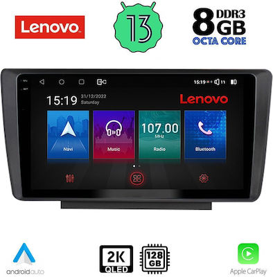 Lenovo Car Audio System for Skoda Octavia 2005-2012 (Bluetooth/USB/AUX/WiFi/GPS/Apple-Carplay/Android-Auto) with Touch Screen 9"