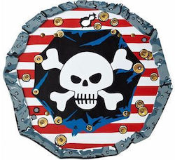 Stripe Carnival Shield Red 1pcs