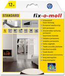 Fixomoll Προφίλ Self-Adhesive Tape Draft Stopper Door / Window in White Color 0.4cm