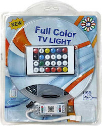 Αδιάβροχη Ταινία LED 5V Τηλεόρασης RGB 5m