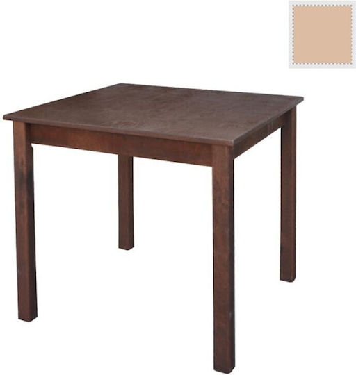 Rectangular Tavern Natural 70x70x75εκ. Ρ515,Ε1