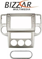 DIN-Verkleidungsplatten 2 Din & Verkabelung Kompatibel mit Bildschirm 9" für Nissan X-Trail 2003-2007