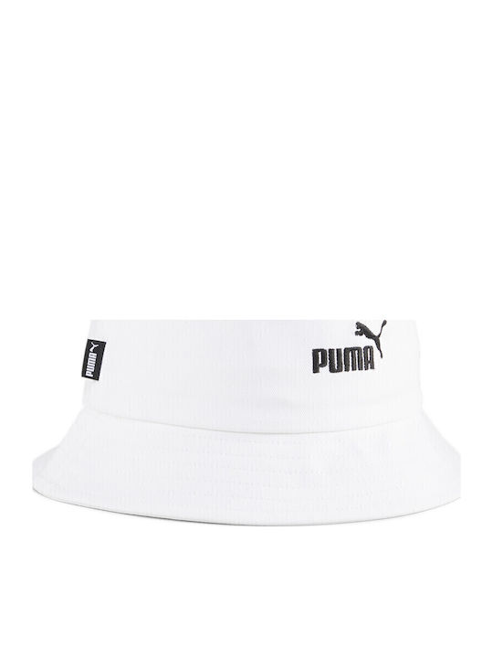 PUMA Υφασμάτινo Ανδρικό Καπέλο Στυλ Bucket Λευκό