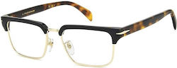 David Beckham Eyeglass Frame Schwarz DB 7112 XWY
