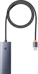 Baseus Ultrajoy Series Lite USB Hub 5 Θυρών (USB-A) B0005280B811-05 Baseus Ultrajoy Series Lite USB Hub 5 Θυρών (USB-A) B0005280B811-05