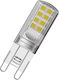 Ledvance Λάμπα LED 2.6W για Ντουί G9 Θερμό Λευκό
