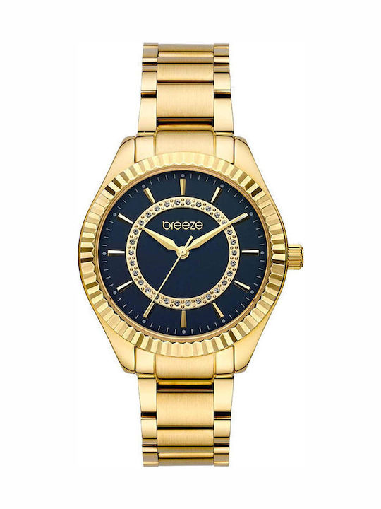 Breeze Women's Watch 36mm Battery with Gold Sta...
